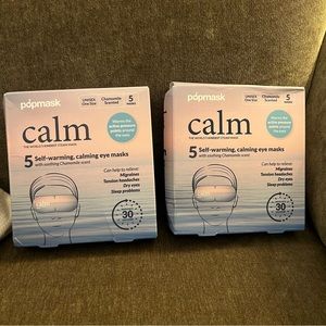 Popmask 2 packs of 5 Calm Self-Warming Eye Masks